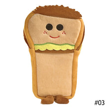 Load image into Gallery viewer, Kawaii Plush Hamburger Dog Pencil Case Student Stationery Pen Bag Cute Large Capacity Storage Bag School Supplies
