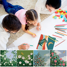 Load image into Gallery viewer, 20*20cm INS Flower DIY Painting Framed Canvas Painting Paint By Numbers Digital Painting Drawing Practice Birthday Gift Home Bedroom Wall Decoration
