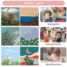 Load image into Gallery viewer, 20*20cm INS Flower DIY Painting Framed Canvas Painting Paint By Numbers Digital Painting Drawing Practice Birthday Gift Home Bedroom Wall Decoration
