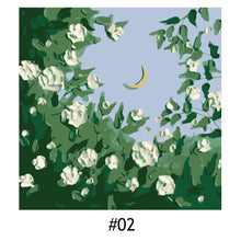 Load image into Gallery viewer, 20*20cm INS Flower DIY Painting Framed Canvas Painting Paint By Numbers Digital Painting Drawing Practice Birthday Gift Home Bedroom Wall Decoration
