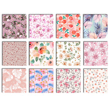 Load image into Gallery viewer, 12Sheets Flower Sea Printed Scrapbooking Background Paper Pads Vintage Junk Journal Paper Packs Art Handmade Crafts
