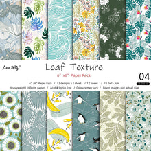 Load image into Gallery viewer, 12Sheets Flower Sea Printed Scrapbooking Background Paper Pads Vintage Junk Journal Paper Packs Art Handmade Crafts
