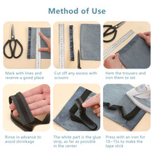 Load image into Gallery viewer, 1/2/3/4/5M Hem Shortening Self-Adhesive Hem Tape Suit Pants Fabric Tape Sewing Fabric Household Appliances Sewing Supplies

