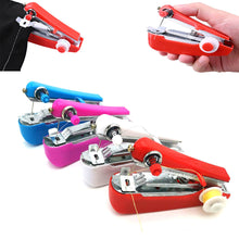 Load image into Gallery viewer, Mini Sewing Machines Needlework Cordless Hand-Held Clothes Portable Sewing Machines Handwork Tools Accessories
