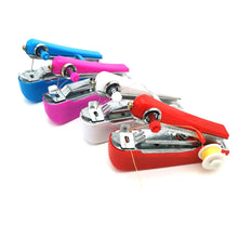 Load image into Gallery viewer, Mini Sewing Machines Needlework Cordless Hand-Held Clothes Portable Sewing Machines Handwork Tools Accessories
