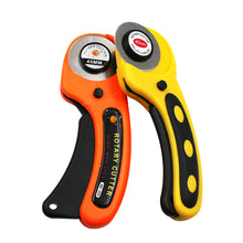 Load image into Gallery viewer, 45mm Patchwork Roller Wheel Knife Cloth Cutting Knife Leather Paper Fabric Craft Fabrics Rotary Cutter DIY Sewing Accessories
