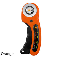Load image into Gallery viewer, 45mm Patchwork Roller Wheel Knife Cloth Cutting Knife Leather Paper Fabric Craft Fabrics Rotary Cutter DIY Sewing Accessories
