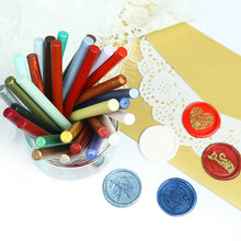 Load image into Gallery viewer, 5pc DIY Seal Wax Sticks For Melting Glue Gun Sealing Wax Sticks Wedding Party Invitation Sealing Wax For Fashion Gift Decoration
