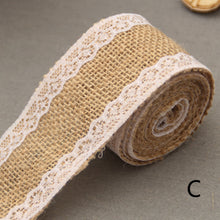 Load image into Gallery viewer, 2M/Roll DIY Packaging Ribbon Primary Color Jute Rope Linen Gifts Handmade Christmas Wedding Crafts Home Textile Decoration Packaging
