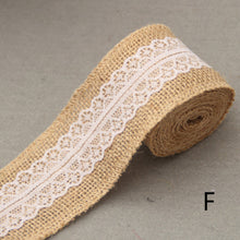 Load image into Gallery viewer, 2M/Roll DIY Packaging Ribbon Primary Color Jute Rope Linen Gifts Handmade Christmas Wedding Crafts Home Textile Decoration Packaging
