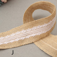 Load image into Gallery viewer, 2M/Roll DIY Packaging Ribbon Primary Color Jute Rope Linen Gifts Handmade Christmas Wedding Crafts Home Textile Decoration Packaging
