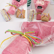 Load image into Gallery viewer, 80m Hand-knitted Lafite Raffia Straw Environmentally Friendly Paper Yarn Baking Packaging Belt Rope Crocheting Summer Hat Bags
