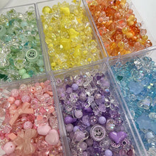 Load image into Gallery viewer, 50g Mixing Style Acrylic Beads Smile Heart Flower Loose Beads For DIY Handmade Phone Chain Bracelet Jewelry Making Accessories
