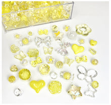 Load image into Gallery viewer, 50g Mixing Style Acrylic Beads Smile Heart Flower Loose Beads For DIY Handmade Phone Chain Bracelet Jewelry Making Accessories
