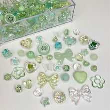 Load image into Gallery viewer, 50g Mixing Style Acrylic Beads Smile Heart Flower Loose Beads For DIY Handmade Phone Chain Bracelet Jewelry Making Accessories
