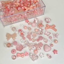 Load image into Gallery viewer, 50g Mixing Style Acrylic Beads Smile Heart Flower Loose Beads For DIY Handmade Phone Chain Bracelet Jewelry Making Accessories
