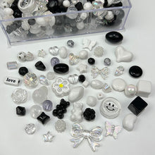 Load image into Gallery viewer, 50g Mixing Style Acrylic Beads Smile Heart Flower Loose Beads For DIY Handmade Phone Chain Bracelet Jewelry Making Accessories
