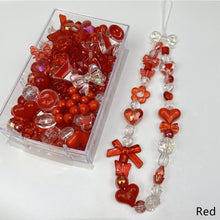 Load image into Gallery viewer, 50g Mixing Style Acrylic Beads Smile Heart Flower Loose Beads For DIY Handmade Phone Chain Bracelet Jewelry Making Accessories
