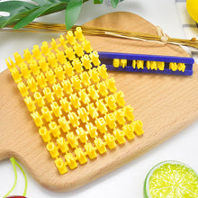 Load image into Gallery viewer, Biscuits Baking Printing Alphabet Mold Cookies Cutter Word Press Stamp Baking Mold Cake Curling Embossing Mold Cookie DIY Tools
