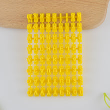 Load image into Gallery viewer, Biscuits Baking Printing Alphabet Mold Cookies Cutter Word Press Stamp Baking Mold Cake Curling Embossing Mold Cookie DIY Tools

