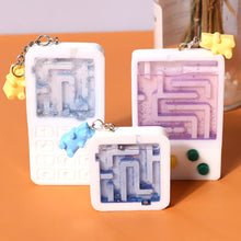 Load image into Gallery viewer, Labyrinth Quicksand Silicone Mold Keyring Pendant Handmade Ornament Mold DIY Resin Mould Handcrafts Making
