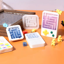 Load image into Gallery viewer, Labyrinth Quicksand Silicone Mold Keyring Pendant Handmade Ornament Mold DIY Resin Mould Handcrafts Making
