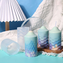 Load image into Gallery viewer, Creative Carved Silicone Candle Mold for DIY Aromatherapy Candle Plaster Ornaments Soap Epoxy Resin Mould Handcrafts Making
