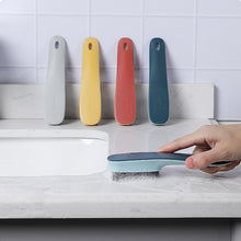 Load image into Gallery viewer, Hanging Long-Handled Shoe Brush Household Travel Brush Simple Modern Laundry Portable Brush Shoe Cleaning Brush Laundry Brush
