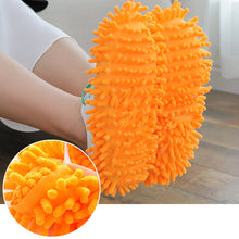 Load image into Gallery viewer, Multifunctional Bright Color Elastic Chenille Micro Fiber Slipper Shoe Cover Slippers Mop Household Floor Dust Cleaning Tools
