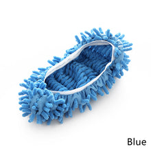 Load image into Gallery viewer, Multifunctional Bright Color Elastic Chenille Micro Fiber Slipper Shoe Cover Slippers Mop Household Floor Dust Cleaning Tools
