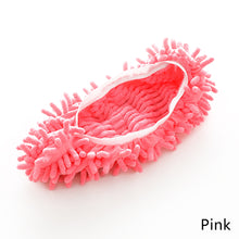 Load image into Gallery viewer, Multifunctional Bright Color Elastic Chenille Micro Fiber Slipper Shoe Cover Slippers Mop Household Floor Dust Cleaning Tools
