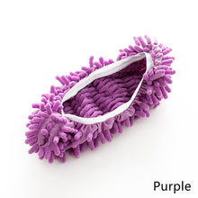 Load image into Gallery viewer, Multifunctional Bright Color Elastic Chenille Micro Fiber Slipper Shoe Cover Slippers Mop Household Floor Dust Cleaning Tools
