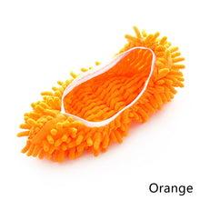 Load image into Gallery viewer, Multifunctional Bright Color Elastic Chenille Micro Fiber Slipper Shoe Cover Slippers Mop Household Floor Dust Cleaning Tools
