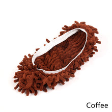 Load image into Gallery viewer, Multifunctional Bright Color Elastic Chenille Micro Fiber Slipper Shoe Cover Slippers Mop Household Floor Dust Cleaning Tools
