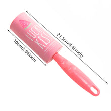 Load image into Gallery viewer, Reusable Lint Remover Tearable Roll Paper Dust Wiper Tools Hair Clothes Remover Replaceable Cleaning Brush Sticky Roller
