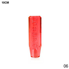 Load image into Gallery viewer, 10cm Car Gear Knob Stick Transmission Shifter Manual Bubble Transparent Crystal Universal with M10 M8 2 Adapters
