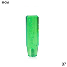 Load image into Gallery viewer, 10cm Car Gear Knob Stick Transmission Shifter Manual Bubble Transparent Crystal Universal with M10 M8 2 Adapters
