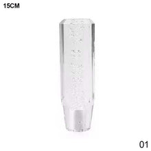 Load image into Gallery viewer, 15cm Car Gear Knob Stick Transmission Shifter Manual Bubble Transparent Crystal Universal with M10 M8 2 Adapters
