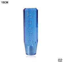 Load image into Gallery viewer, 15cm Car Gear Knob Stick Transmission Shifter Manual Bubble Transparent Crystal Universal with M10 M8 2 Adapters
