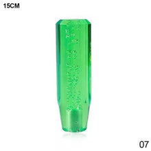 Load image into Gallery viewer, 15cm Car Gear Knob Stick Transmission Shifter Manual Bubble Transparent Crystal Universal with M10 M8 2 Adapters
