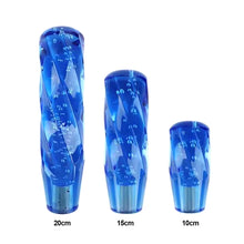 Load image into Gallery viewer, 10cm/15cm/20cm Car Shift Knob Crystal Extension Adapters Automatic Gear Shifter Handle Transparent Crystal with M10 M8 2 Adapters
