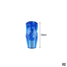 Load image into Gallery viewer, 10cm/15cm/20cm Car Shift Knob Crystal Extension Adapters Automatic Gear Shifter Handle Transparent Crystal with M10 M8 2 Adapters
