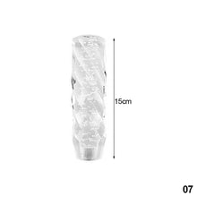 Load image into Gallery viewer, 10cm/15cm/20cm Car Shift Knob Crystal Extension Adapters Automatic Gear Shifter Handle Transparent Crystal with M10 M8 2 Adapters

