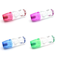 Load image into Gallery viewer, 10cm Car Gear Knob Stick Transmission Shifter Manual Bubble Transparent Crystal with M10 M8 2 Adapters
