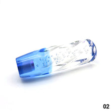 Load image into Gallery viewer, 10cm Car Gear Knob Stick Transmission Shifter Manual Bubble Transparent Crystal with M10 M8 2 Adapters
