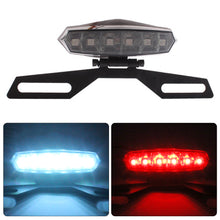Load image into Gallery viewer, 12V 6LED Motorcycle Rear Tail Light Rear Lights Brake Stop Light Racer Motorbike Accessories Bracket Mount
