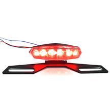 Load image into Gallery viewer, 12V 6LED Motorcycle Rear Tail Light Rear Lights Brake Stop Light Racer Motorbike Accessories Bracket Mount
