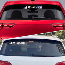 Load image into Gallery viewer, 26x3cm/35x4cm/45x5cm Car Vinyl Reflective Stickers 100% Wifi Battery Level Signal Decals Decor For Auto Decor Home
