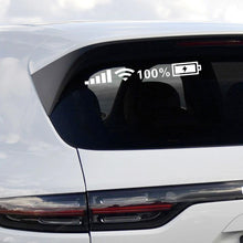 Load image into Gallery viewer, 26x3cm/35x4cm/45x5cm Car Vinyl Reflective Stickers 100% Wifi Battery Level Signal Decals Decor For Auto Decor Home
