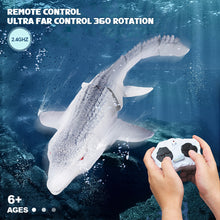 Load image into Gallery viewer, 2.4G Wireless Remote Control Simulation Mosasaur Dinosaur Toys Chargebale Water Swimming Toys Kids Christmas Birthday Gifts
